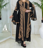 قفطان مغربی وارداتی مجلسی حریر