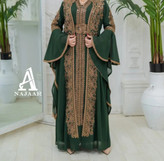قفطان مغربی وارداتی مجلسی حریر