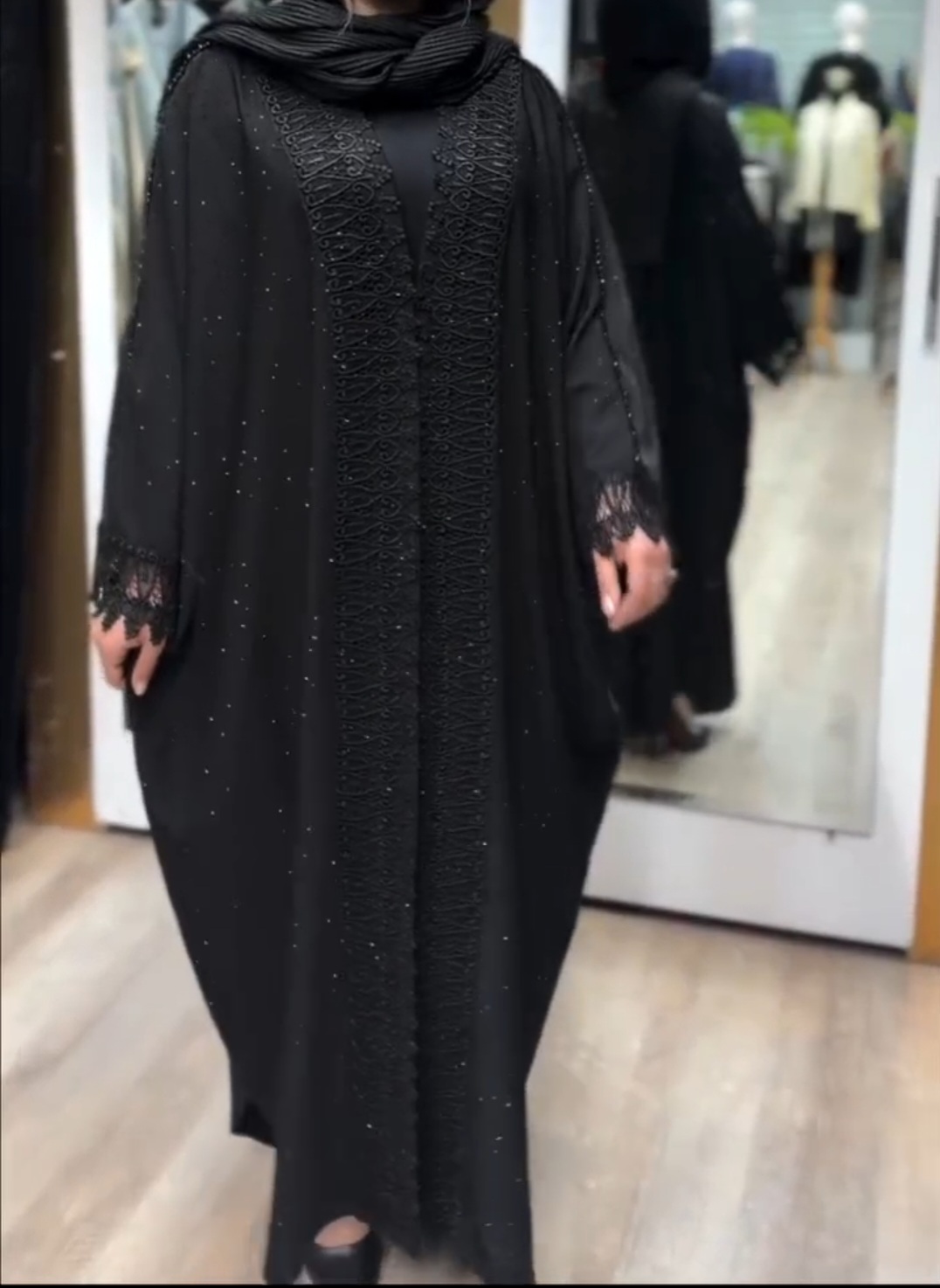 عبای مجلسی پشت وجلوی کار نگین دار
