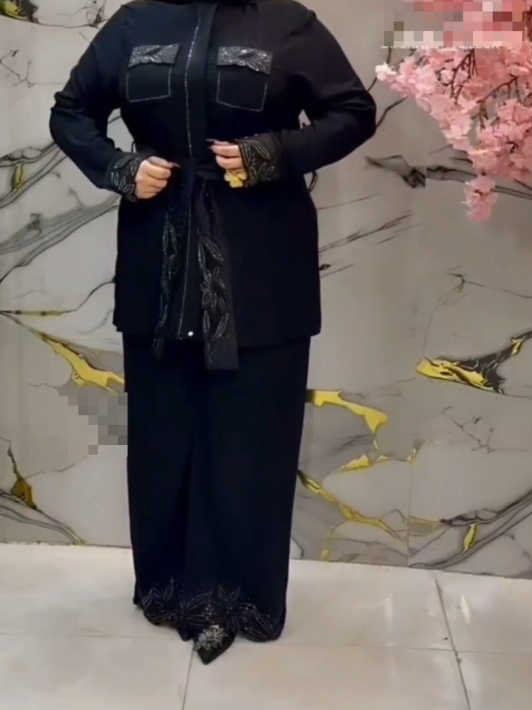 شومیزشلوار سوخته دوزی شده ی ترک