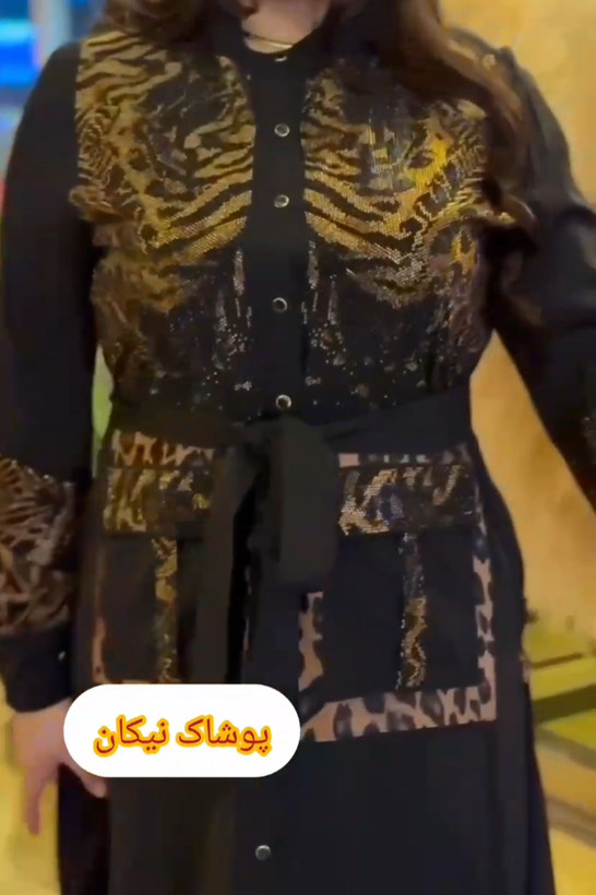 مانتو کرپ ابریشم برند ترک