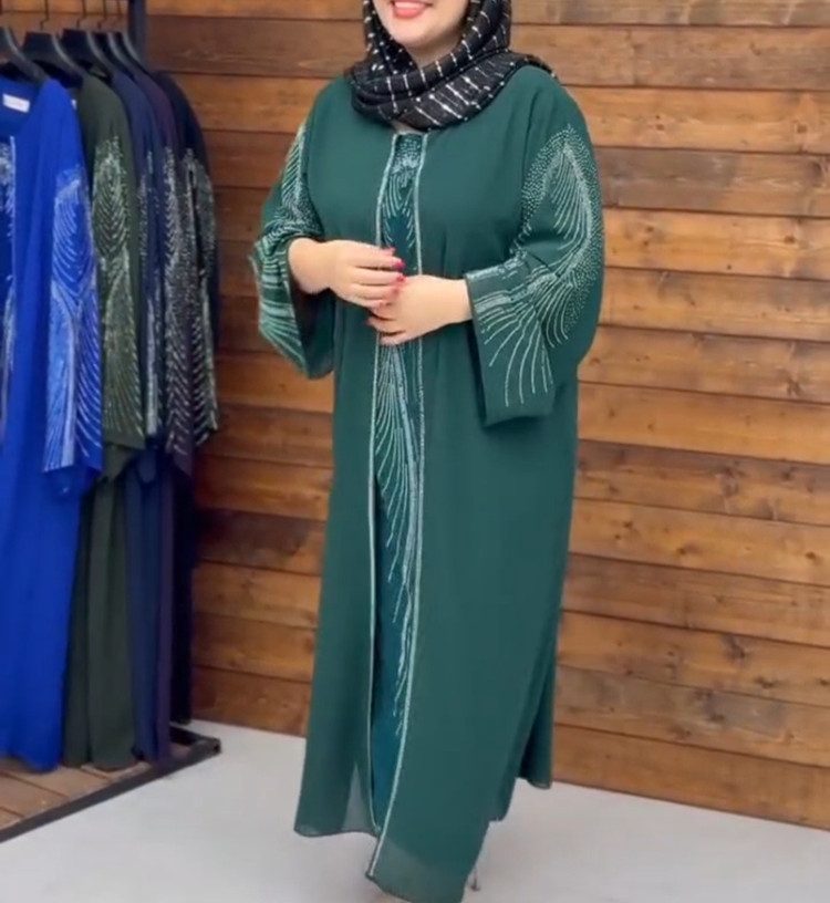 پیراهن مجلسی حریر فری سایز