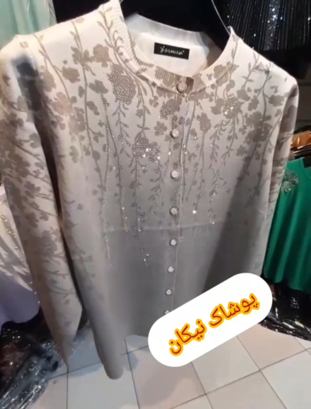 ژاکت های نخ کریستال وارداتی