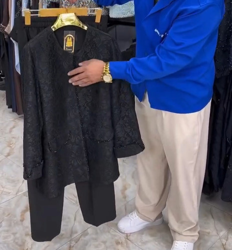 کت وشلوار مزونی دانتل ترک درجه یک