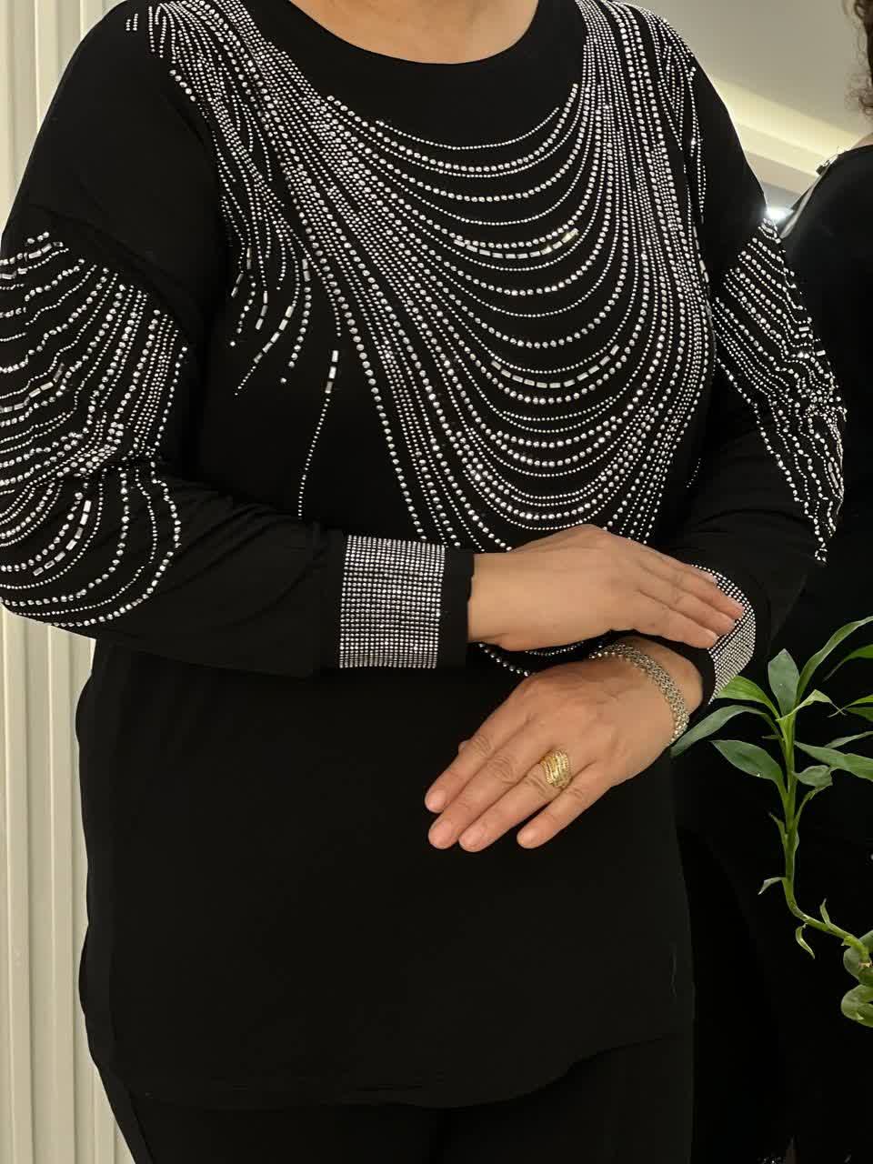 بلوز وارداتی مجلسی جودون خاویاری