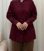تونیک پاییزه ی مخمل کبریتی اعلا