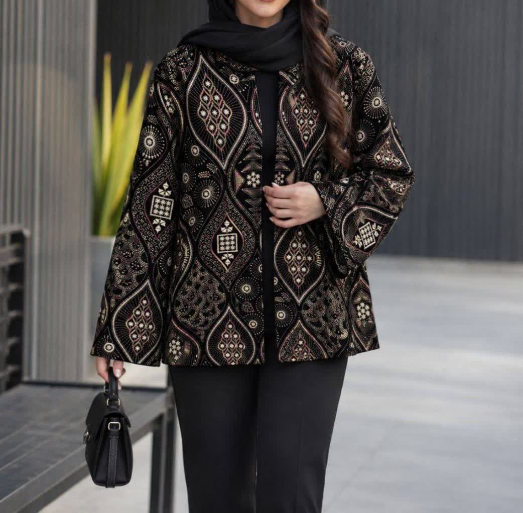 کت مجلسی مخمل سوزن دوزی هندی