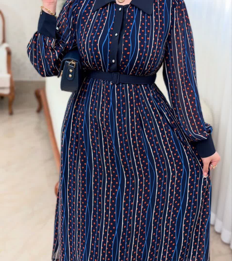 پیراهن یقه شکاری