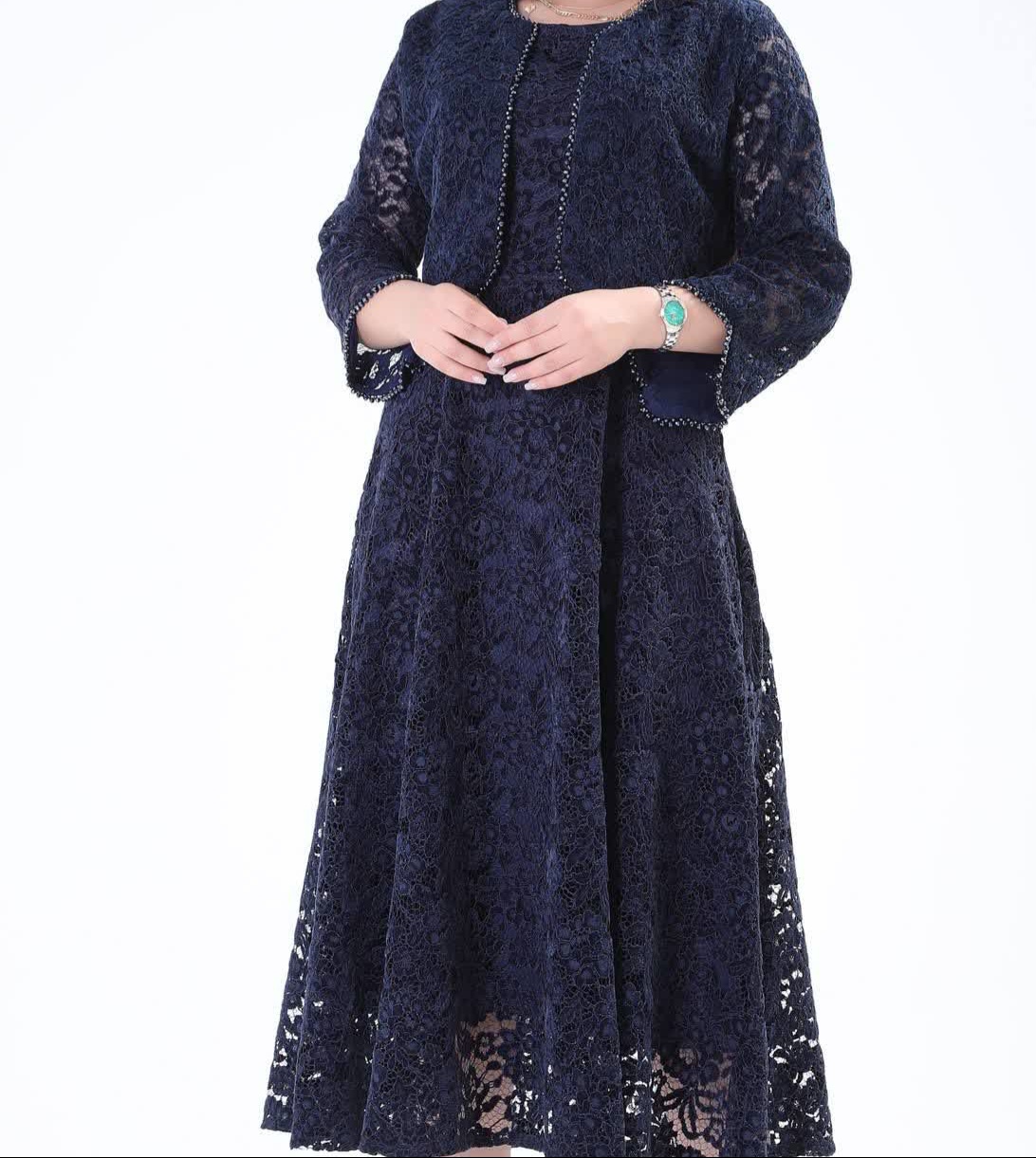 کت سارافون مجلسی گیپور مخملی