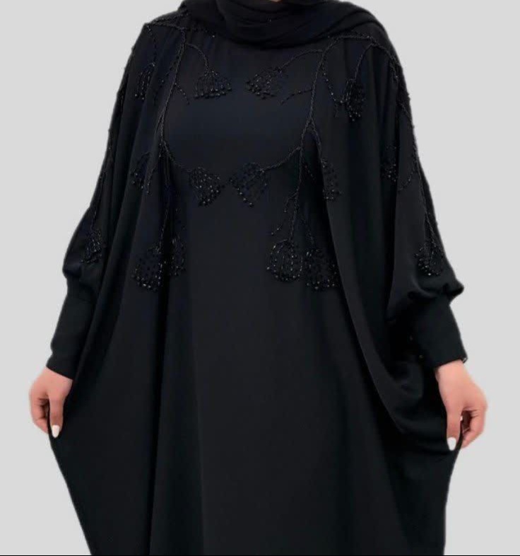 مانتو عبایی جواهردوزی شده ی الیزه ی درجه یک
