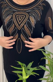 بلوز مجلسی وارداتی نخ ابریشم ویسکوز